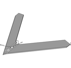 Cœur 380 x 3 mm pour bineuse SCHMOTZER 361739 adaptable - BlackSteel©