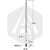 Dent de fourche pour chargeur KVERNELAND 221154 adaptable