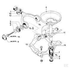 Roulement à aiguilles pour épandeur à engrais VICON 40241026 origine