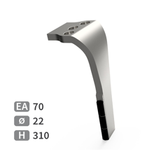 Dent de herse rotative Droite trous, plaquettes carbure ALPEGO MKOA00453 adaptable