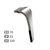 Dent de herse rotative Droite trous, plaquettes carbure ALPEGO MKOA00453 adaptable