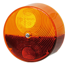 Cabochon feu arrière gauche/droite pour CLAAS/RENAULT 1780220 - HELLA