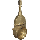 Vanne bronze bride avec 2 filetages adaptable