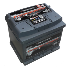 Starterbatterie 12 V 45 AH gefüllt und Premium-Power PP45MF Intact