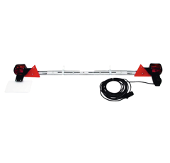 Rampe d'éclairage métallique cable 7,5m réglable 1,2 à 1,6 m