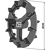 Rueda crosskill Ø 350 mm para rodillo MASCHIO F20020154 adaptable