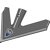 Soc à échange rapide 355 x 8 mm pour cultivateur BOURGAULT adaptable - Blacksteel©