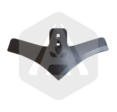 Soc cœur patte d'oie bore traite-bleu 400 x 8 mm adaptable