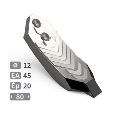 Soc de cultivateur en V carbure et rechargement KUHN 221540 adaptable