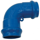 Coude fonte peinte 90° PVC