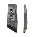 Pointe Droite carbure et rechargement pour charrue MASCHIO GASPARDO A52000200R adaptable