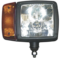 Phare droite + clignotant HELLA 12 V pour tracteur