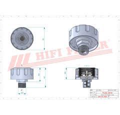 Filtre d'aération adaptable HIFI FILTER FS129