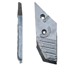 Pointe Droite carbure et rechargement pour charrue AMAZONE 72000676 adaptable