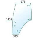 Vitre de porte gauche pour tracteur  FENDT 117810030010 adaptable