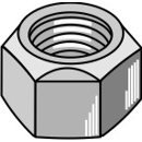 Ganzmetallmutter mit Klemmteil M12 - DIN980 verz. 10.9 Europäische EA-Qualität