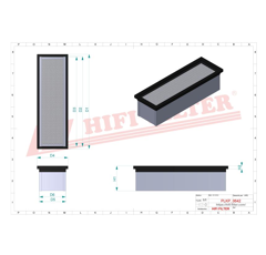 Filtre habitacle adaptable HIFI FILTER SC50375PAV4