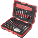 Coffret de 34 embouts d'extraction vis torx et 6 pans | KS TOOLS