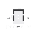 Grattoir carbure RAU 48230 adaptable