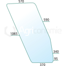Vitre de porte droite de machine agricole FIAT - FORD 5108670 adaptable