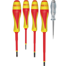Jeu de 5 tournevis ULTIMATE isolés 1000V | KS TOOLS