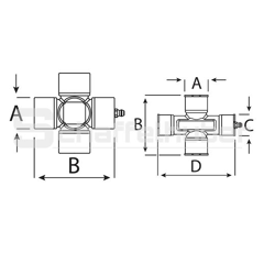 Gelenkwelle BW46 121 GA C10 010 - Benzi