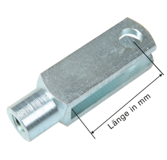 Gabelkopf verzinkt 71752 M 14x56 