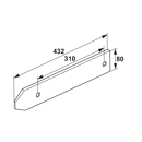 Contre sep charrue G G&B lame B2 173333 adaptable