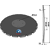 Disque crénelée ∅414x5 pour déchaumeur SULKY/SKY 092747 adaptable - Blacksteel©