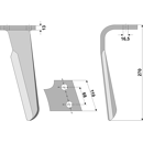 Kreiseleggenzinken - links RH38DEL Kuhn Nachbau