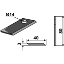 Rotorklinge Vari Nachbau 63AGR61