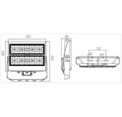 Projecteur LED 150W - 19500 lm | SELECTION