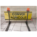 Support métallique pour fixer panneaux sur toit pour tracteur