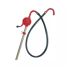 Pompe manuelle rotative multi-fluide avec flexible 1,8 m pour fût - TECHNI-POWER