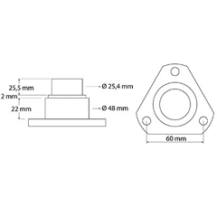 Pivot pour tracteur JOHN DEER 87759380 adaptable