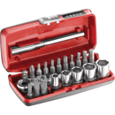 Coffret de 23 pièces de douilles et accessoires 1/4" | FACOM