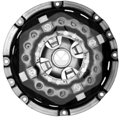 Mécanisme d'embrayage Ø 280 mm pour machine agricole FORD C5NN7563U | 81815765  adaptable