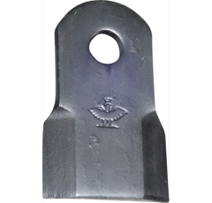 Couteau droit pour broyeur 120x60mm ZAPPATOR adaptable - Blacksteel©