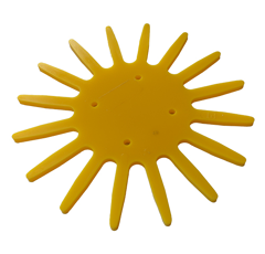 Étoile à doigts 370mm pour bineuse KULT KRESS K.FH 99207IM adaptable - BlackSteel©