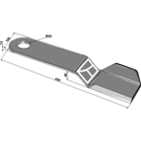 Couteau gauche pour broyeur SAUERBURGER 00041030266 adaptable - Blacksteel©