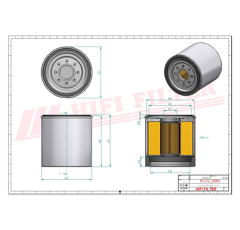 Filtre à gasoil adaptable HIFI FILTER SN70207