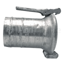 Raccord femelle avec embout Ø 120 - 133 mm adaptable