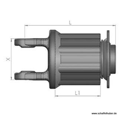 Sternratschenkupplun BN3L0438090- 1 3/8" Z6 Ziehverschluss Benzi