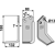 Lame gauche pour fraise AGRICOM 73000103900V adaptable