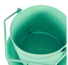 Nourrisseur trémie émaillé vert d'eau 3 L - 4 poules - CHICK'A