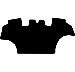 Gummimatte Octagon passend für STEYR CVT und Profi CVT ab 2013