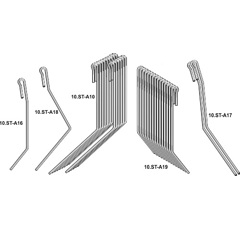 Kit de 34 peignes pour semoir AMAZONE 954537 adaptable - Blacksteel©