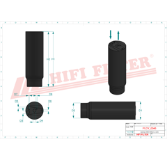 Deshydrateur Climatisation adaptable HIFI FILTER DYH70013