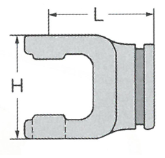 Rillengabel B50320B- 43,5 x 3,4 125083... Benzi