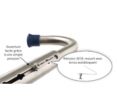 Entrave flanc en inox professionnelle